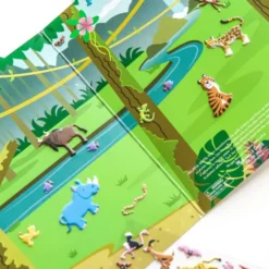 Aktivitetsbok med klistremerker - Safari