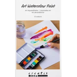 Akvarellfarger Art Aqua - Miks, 12 farger
