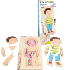 Anatomisk puslespill - Liten gutt