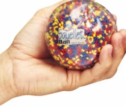 Anti-stress ball - transparent m. perler