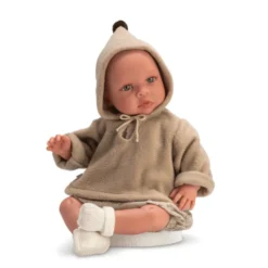 Así-dukke Leo 46 cm - Med hettebluse og buksedress