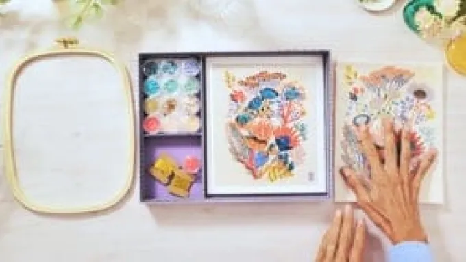 Atelier 58 - Perlebroderi (blomster)