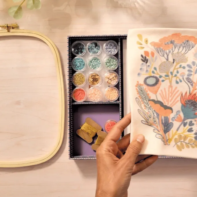 Atelier 58 - Perlebroderi (blomster)