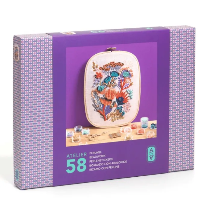 Atelier 58 - Perlebroderi (blomster)