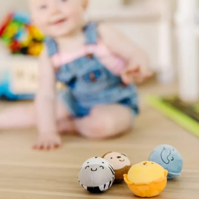 Babyball - Safarivenner, 4 stk