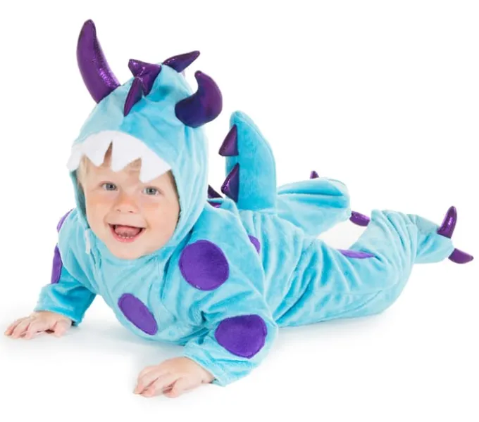 Baby heldrakt, Blå monster