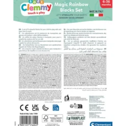 Babyklosser Clemmy - Regnbuesett, 9 stk.