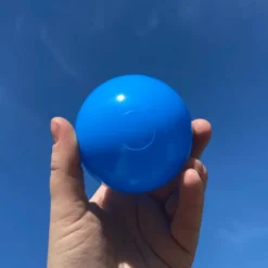 Ballbasseng baller Ø7 cm - Klar blå, 100 stk