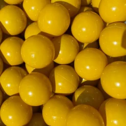 Ballbasseng baller Ø7 cm - Sennepsgul, 100 stk
