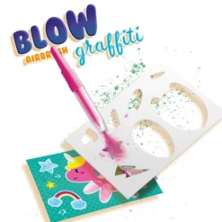 Blåsetusjer aktivitetssett - Graffiti
