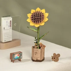 Bygg-en-blomst - Solsikke