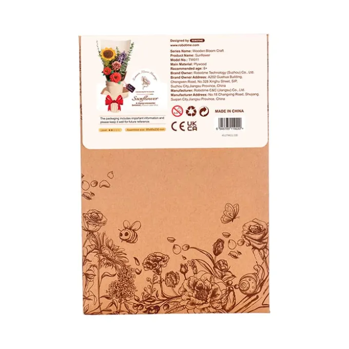 Bygg-en-blomst - Solsikke