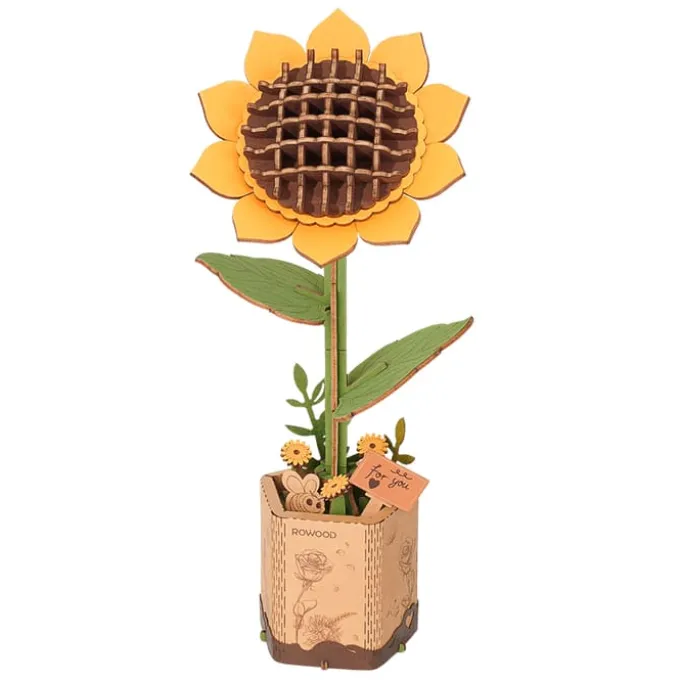 Bygg-en-blomst - Solsikke