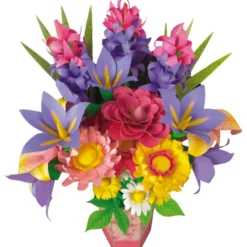 Bygg en bukett (papir) - Ville blomster