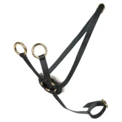 Cheval Roi tilbehør - Martingal, Svart/gull