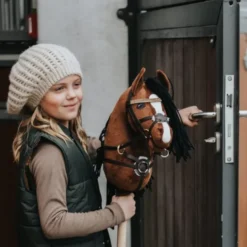 Cheval Roi tilbehør - Tøyle, kryssnesereim, svart
