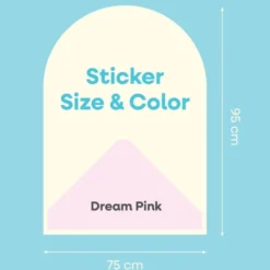 Cleverclixx | Magnetfolie 95 x 75 cm, Dream Pink