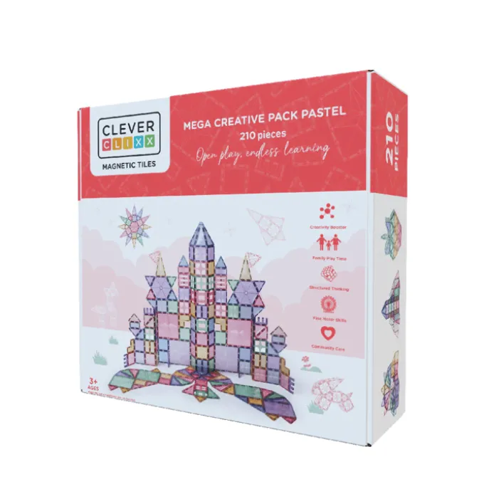 Cleverclixx | Pastell Mega, 210 stk