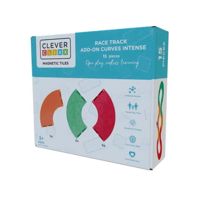 Cleverclixx | Racerbane tilbehør - Svinger, 15 stk
