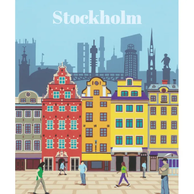 CreArt Paint by Numbers - Stockholm