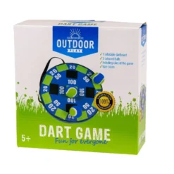 Dartspill med borrelåsballer