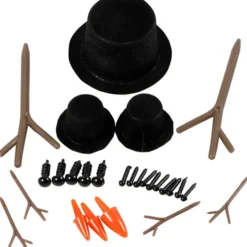 Dekorasjonsdeler - Snømenn, 3 sett