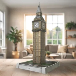 3D LED-puslespill med 216 brikker - Big Ben