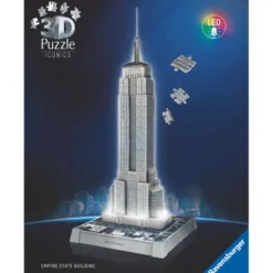 3D LED-puslespill med 216 brikker - Empire State