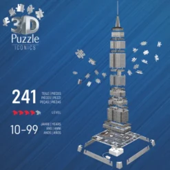 3D LED-puslespill med 216 brikker - Empire State