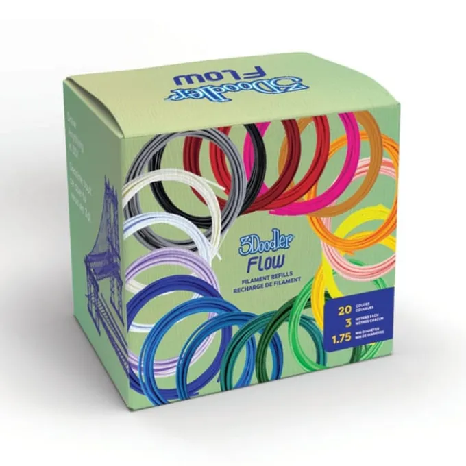 3Doodler Flow | Refill fargeblanding, 20 stk