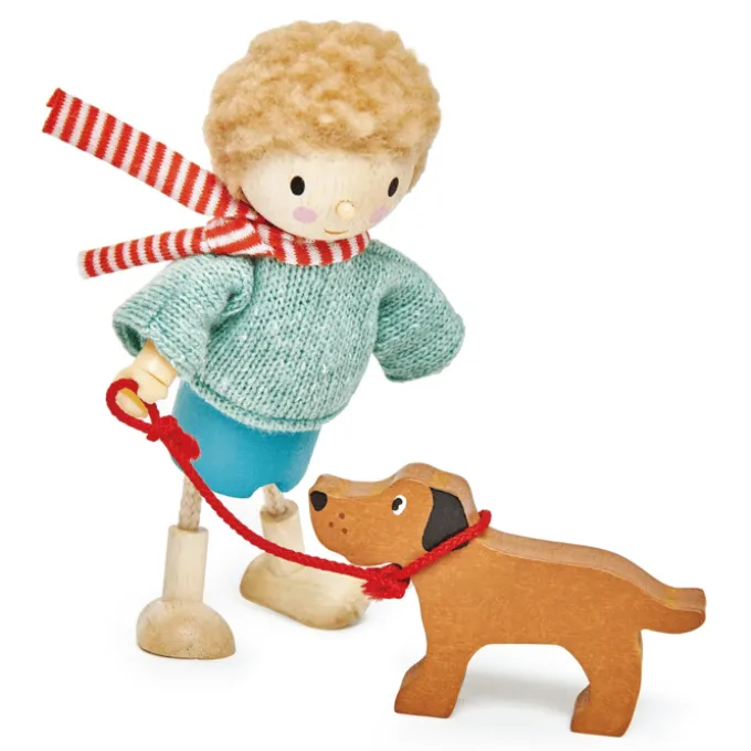 Dukkehusfigur - Herr Goodwood og hund