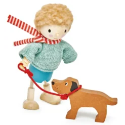 Dukkehusfigur - Herr Goodwood og hund
