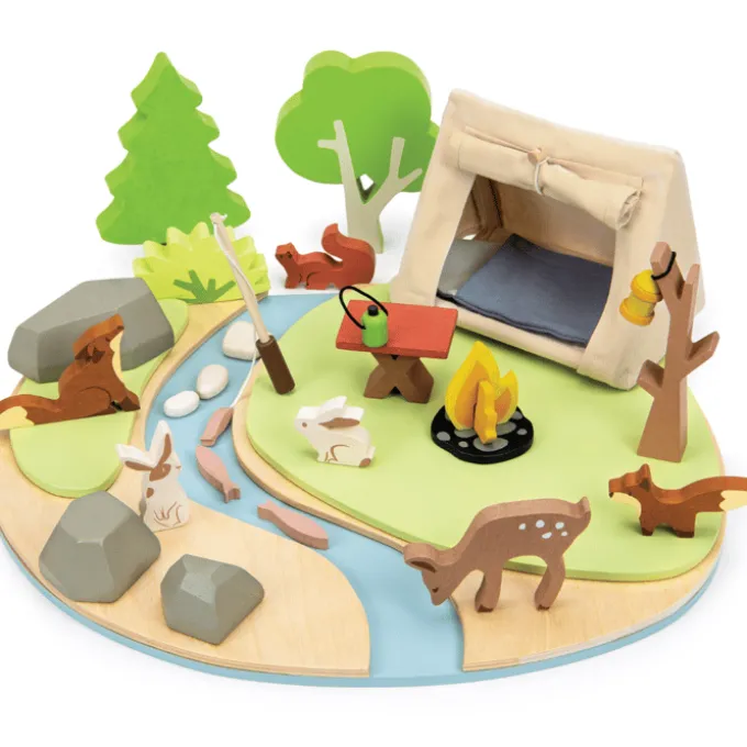 Dukkehustilbehør - Camping
