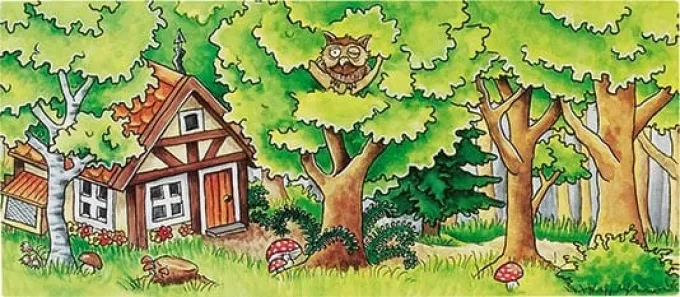 Dukketeater - Bordmodell (25 x 28 cm)