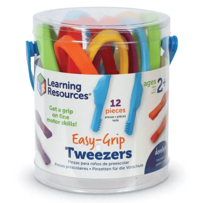 Easy-Grip pinsett - Sett med 12 stk