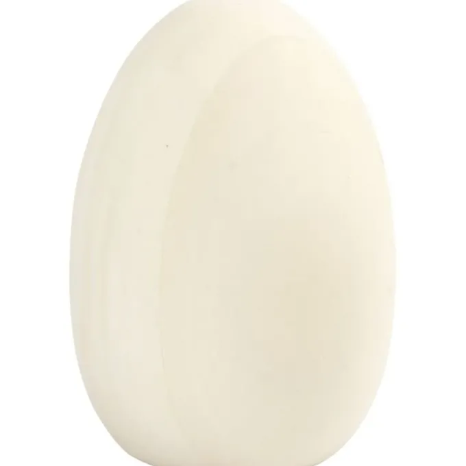 Egg i tre - H: 8 cm, 1 stk