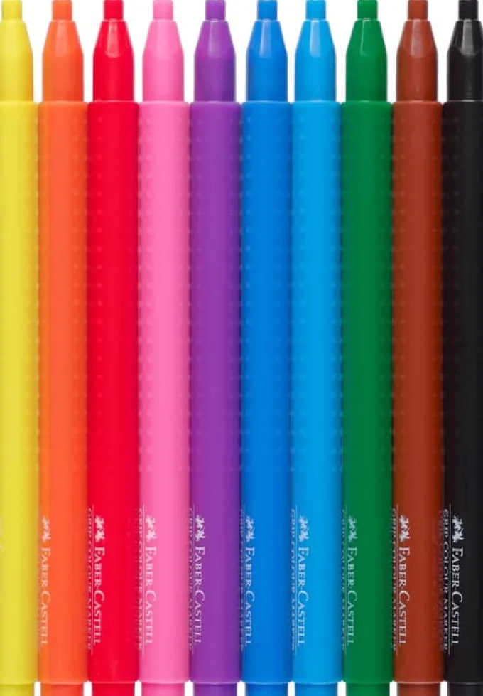 Faber Castell Tusjer Grip 10 stk.