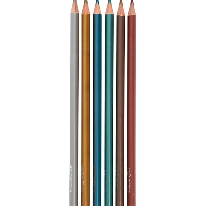 Fargeblyanter - Metallic, 6 stk