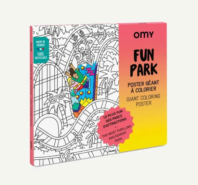 Fargeleggingsplakat - Fornøyelsespark