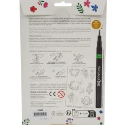 Fargelegg-selv-tatoveringer - Flower Power