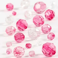Fasettperlemiks - Rosa, 45 gr.