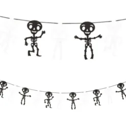 Filtgirlander - Skjeletter, 300 cm