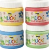 Finger- og tekstilmaling 150 ml - Basis, 4 stk