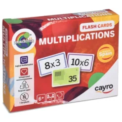 Flashkort - Multiplikasjon, 110 stk.