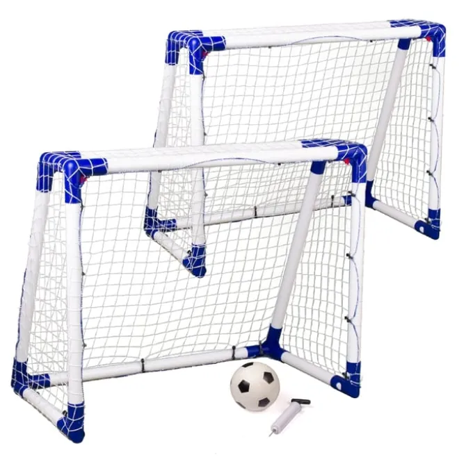 Fotballmål Junior 2 stk. - 110 x 90 x 60 cm.