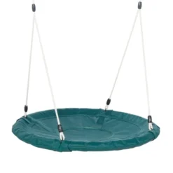 Fugleredehuske Ø100 cm - Mørkegrønn (beige tau)