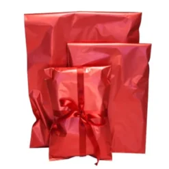 Gavepose 35x47cm - Rød cellofan