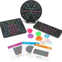 Geoboard - Lag former med gummistrikker