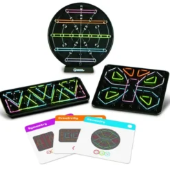 Geoboard - Lag former med gummistrikker