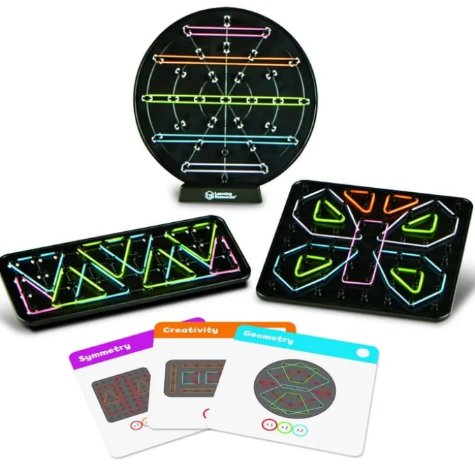 Geoboard - Lag former med gummistrikker